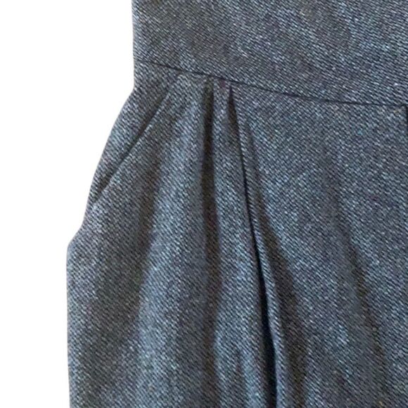 Vintage Sport Missoni Tweed Wool Blend Pleated Midi Skirt Gray Multicolor Fleck - Picture 8 of 13